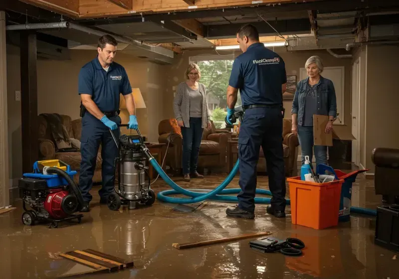 Basement Water Extraction and Removal Techniques process in Captains Cove, VA